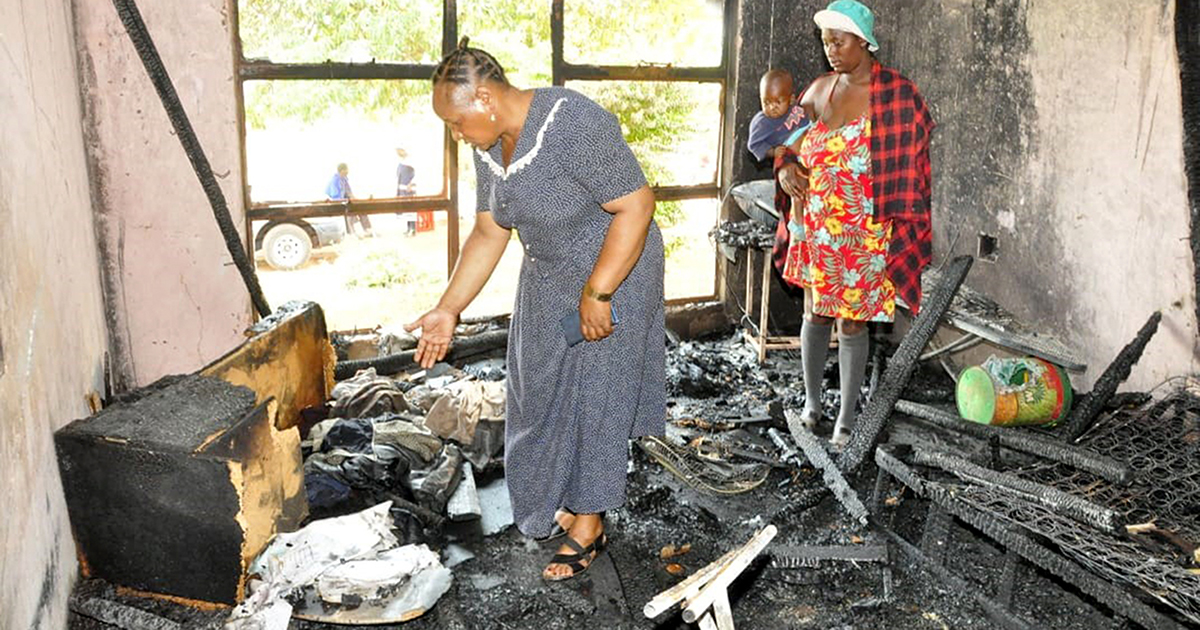 Double tragedy for family as house burns and son dies