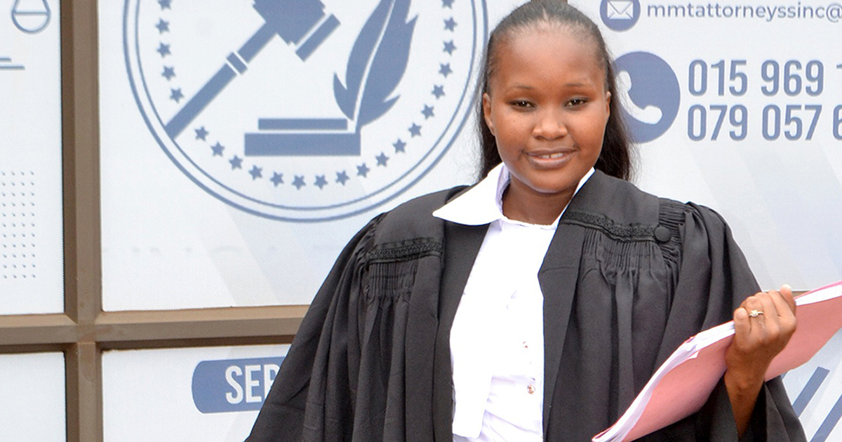 The sky is the limit for attorney Muleya-Tshinetise