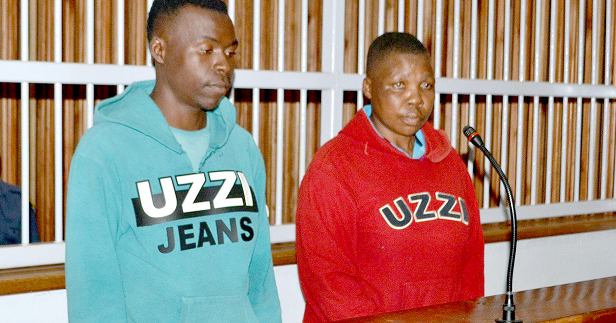 Mother and son in court for killing husband with panga