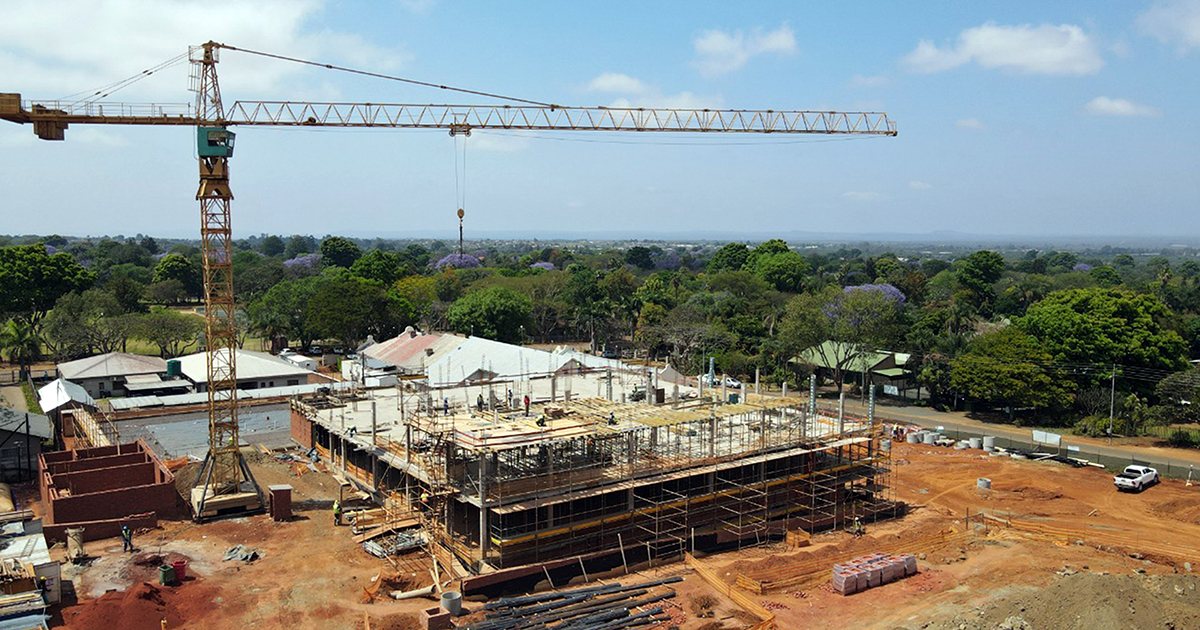 New private hospital taking shape fast