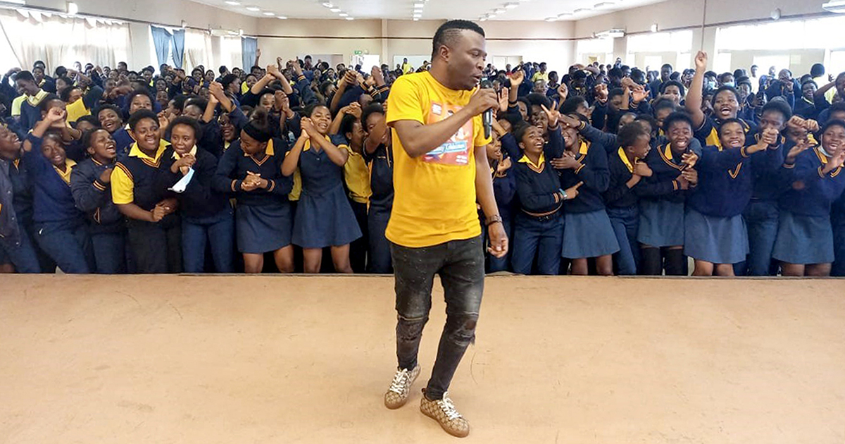 Ndou gives learners much-needed boost before exams