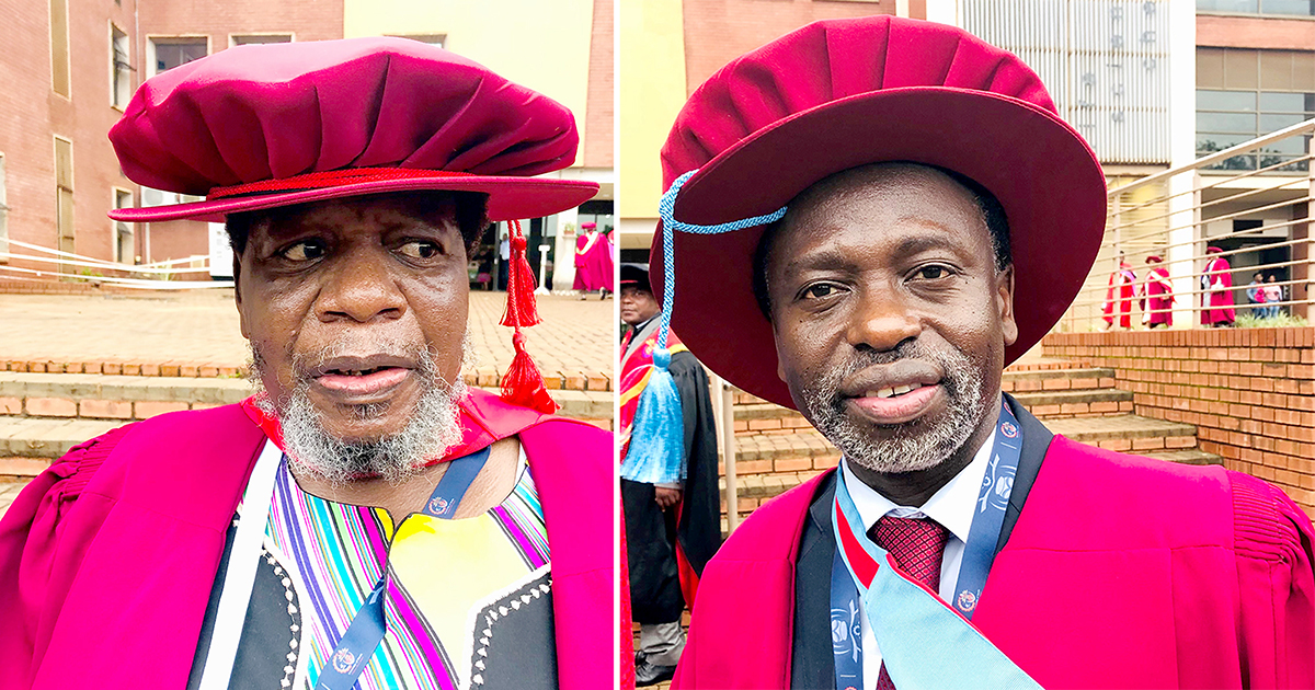 Honorary doctorates for Dr Farisani and Prof Marwala