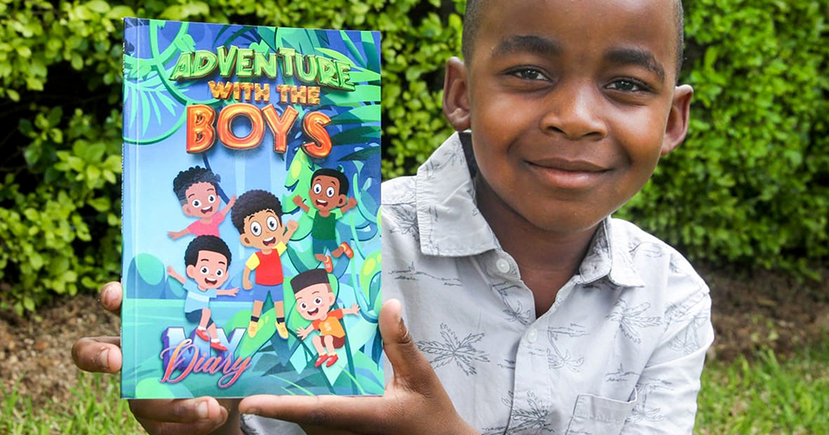 Young Orinea (9) publishes his first book