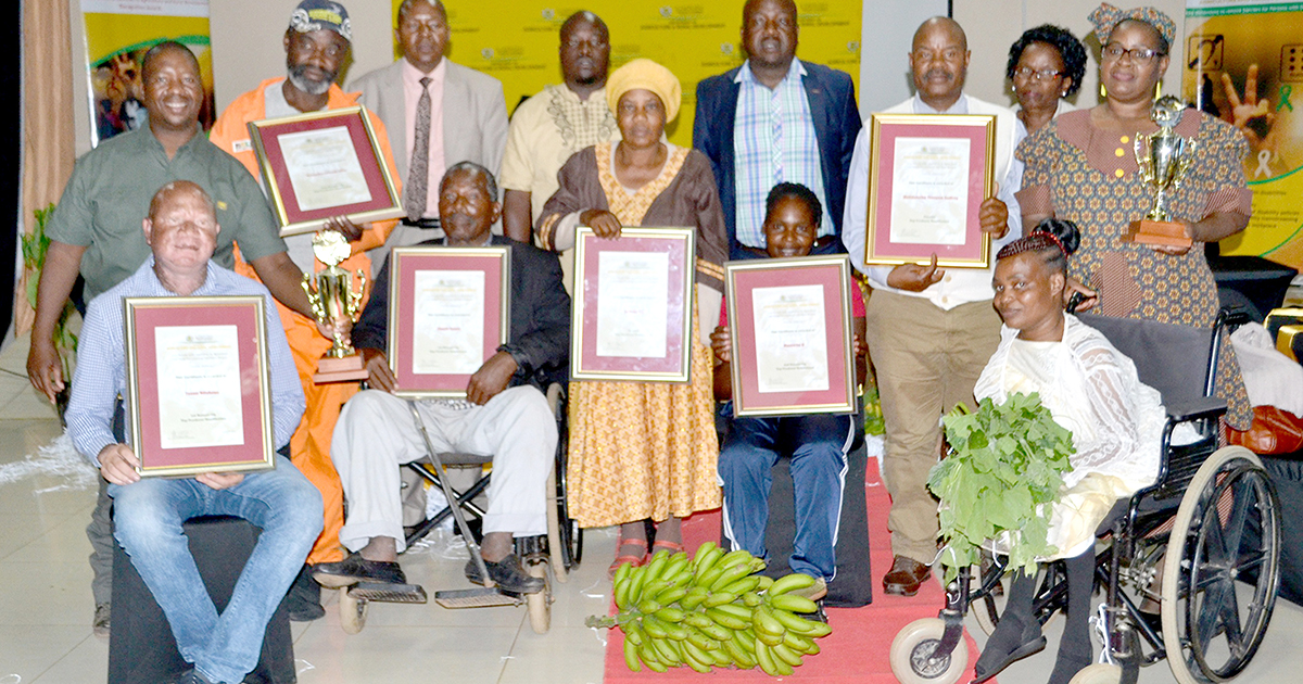 Disabled farmers praised for their contributions