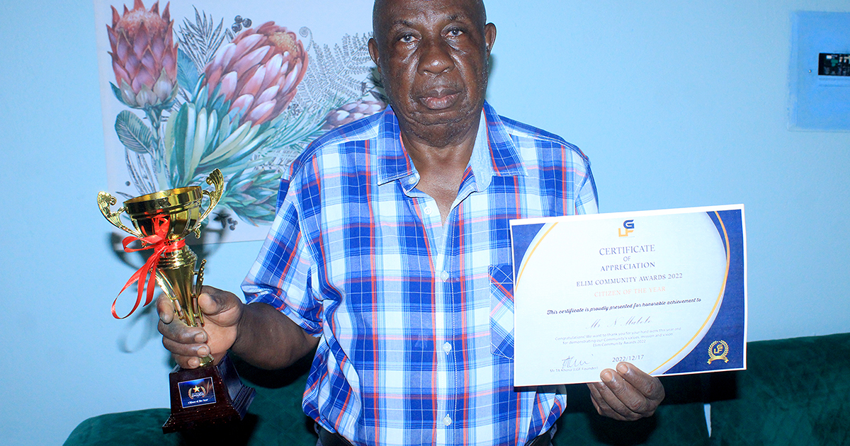 Awards for Elim's 'unsung heroes'