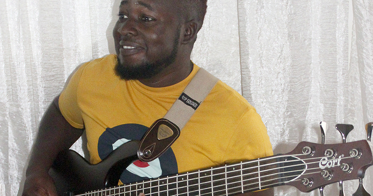 Rodzula Lyborn Ravhura makes music for the love of it
