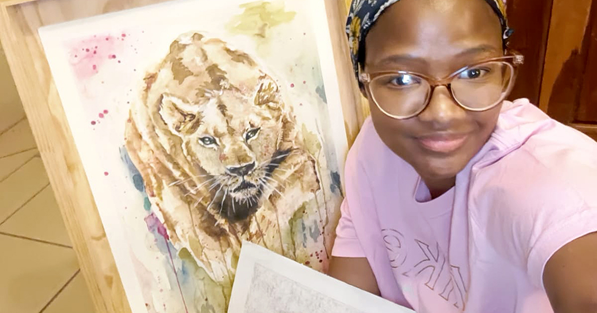 Art comes naturally for Dr Hlaole