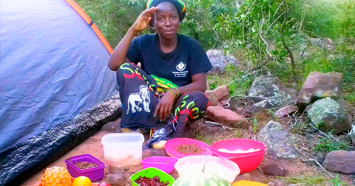 Rasta woman spends weekends praying for peace