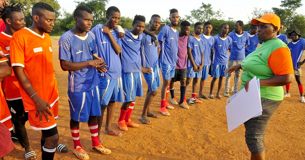 Fight against GBV taken to soccer field