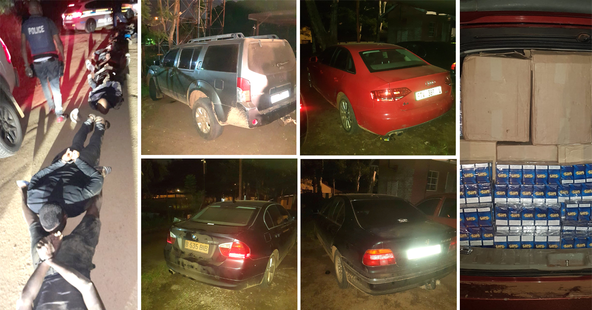 11 illicit cigarette smugglers arrested after car chase