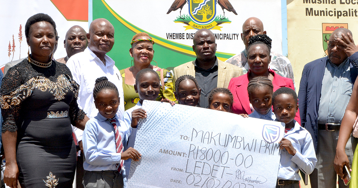 Vhembe schools given award for preserving water