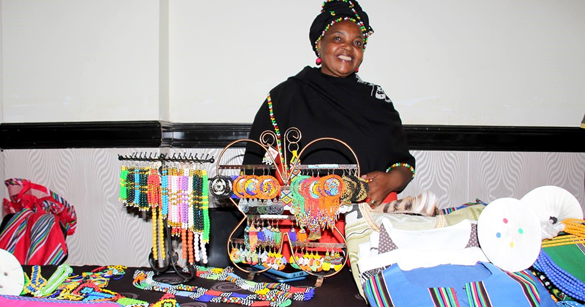Dressmaking has made Tuwani her own boss