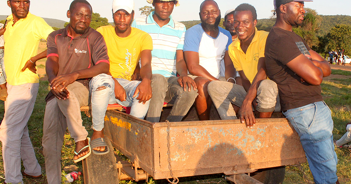 Kharendwe's taxi runs on grass and water
