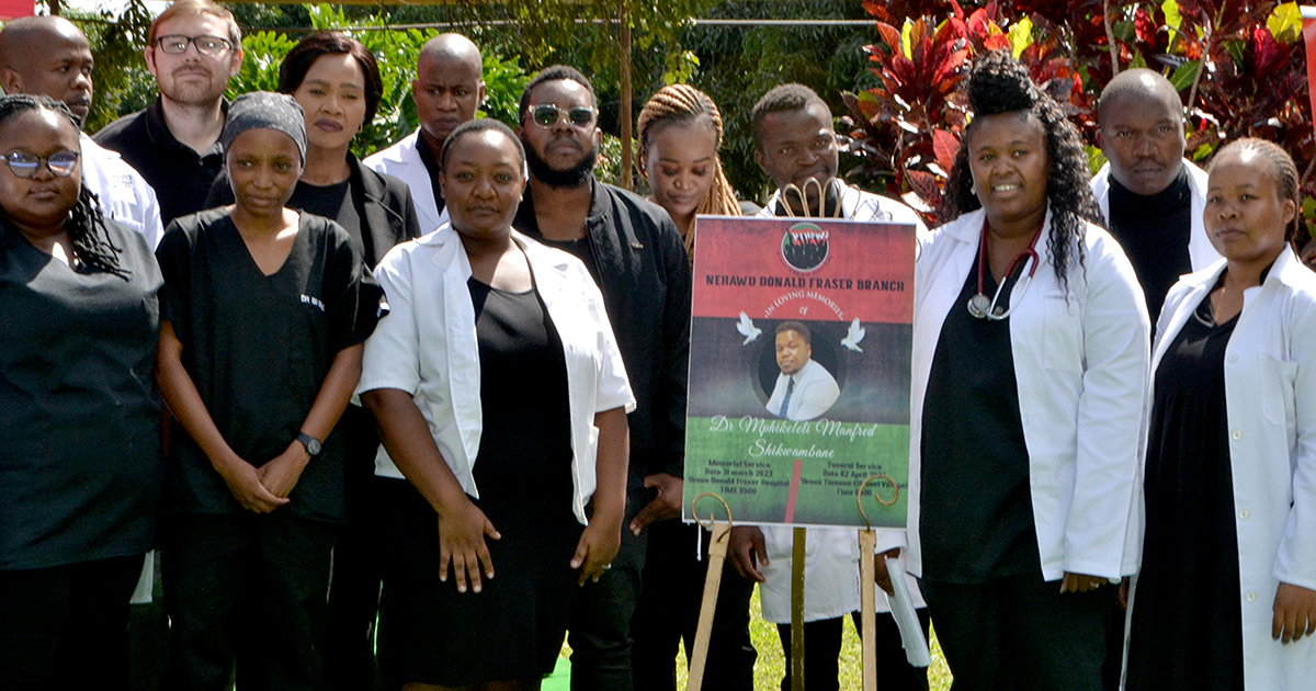 Dr Shikwambana was a young doctor with so much to offer