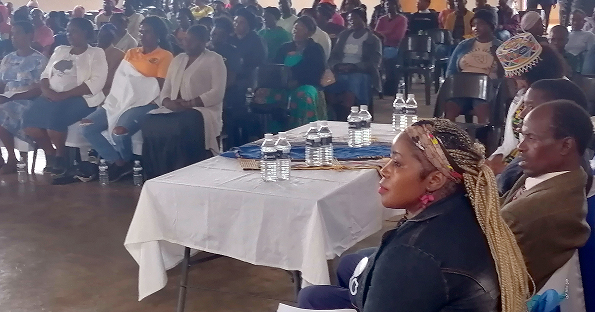 'Government only come when there's protest'