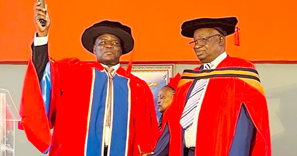 Aaron Thidiela celebrates his birthday/graduation