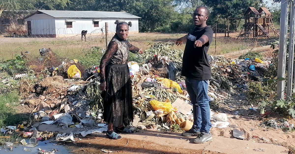 'The stench is killing us'