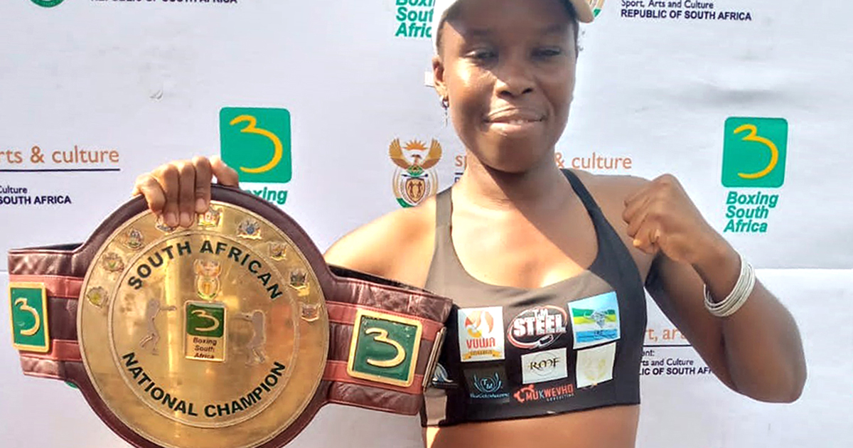 Raider Muleba ready to defend her title next week