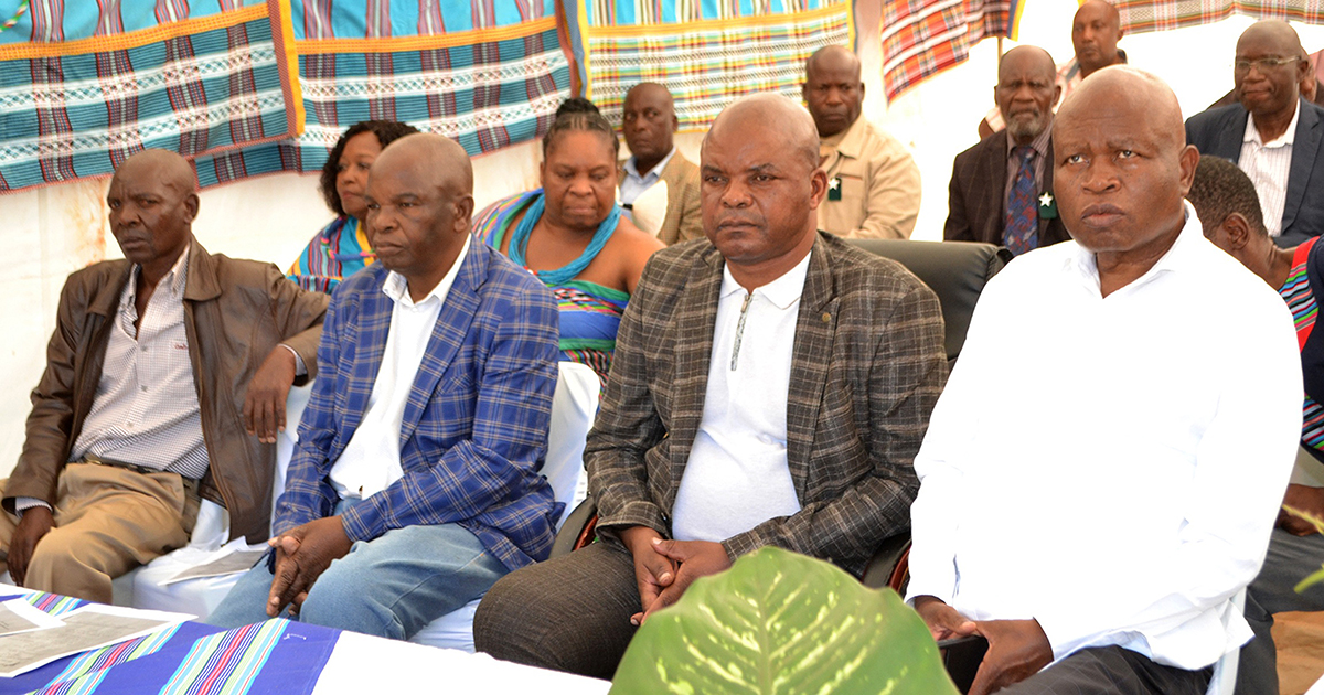Families must stop fighting over chieftainships, warns Tshivhase
