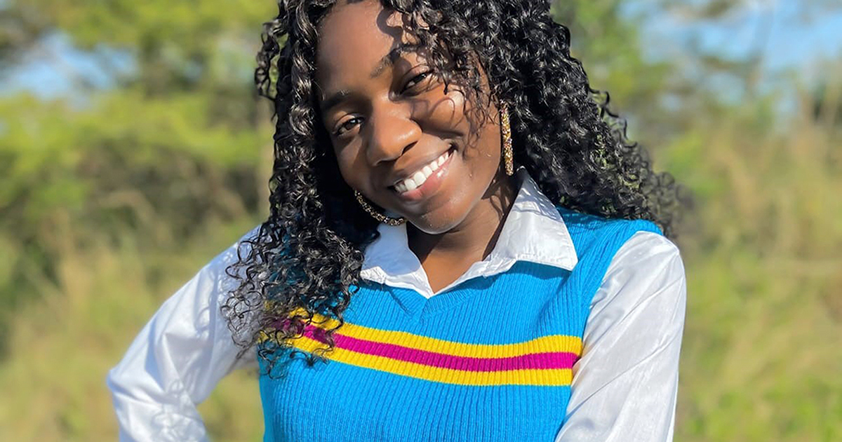 Ntikelo is slowly becoming a fashion guru in her own right