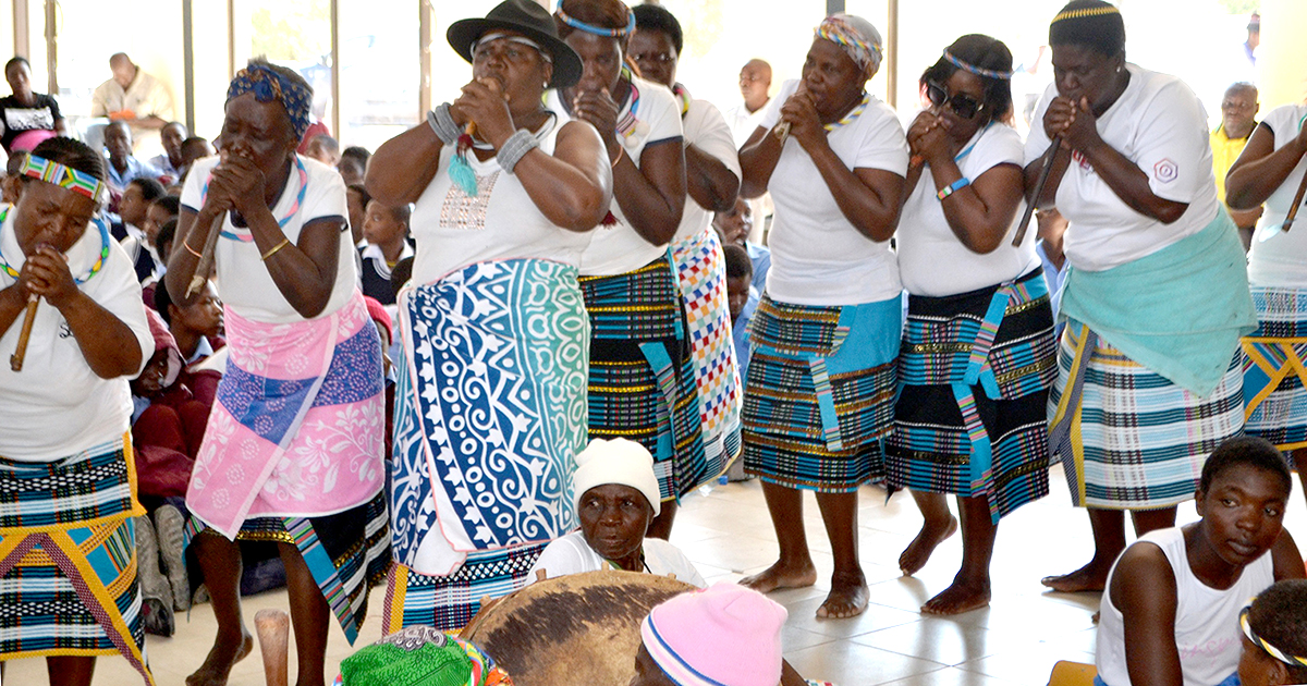 Tshikona dancers promote Vhavenda cultural dances