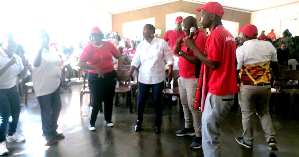 POPCRU president addresses union members at show grounds