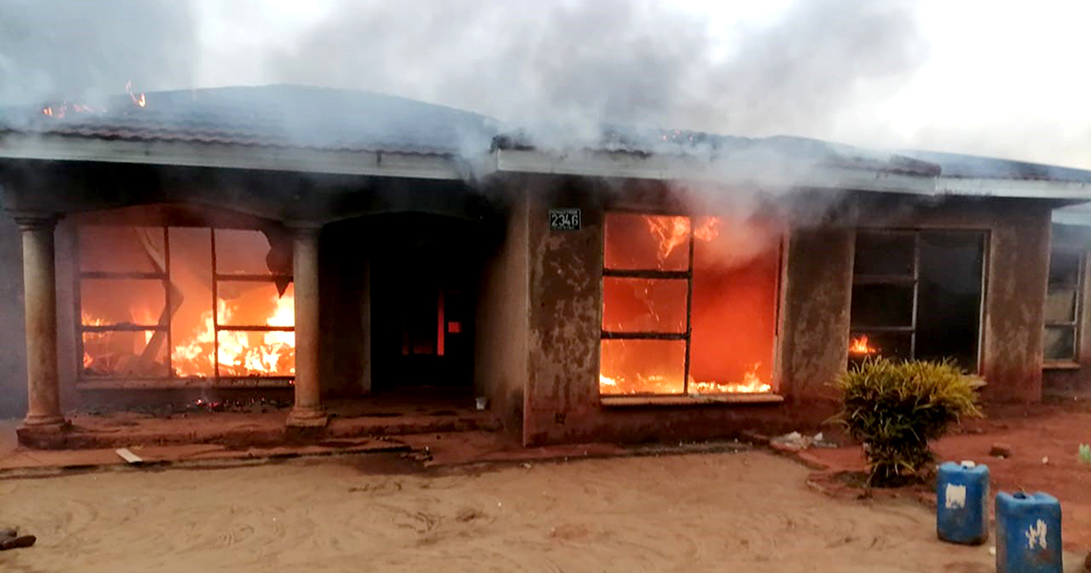 Pensioner devastated as dream house burns down