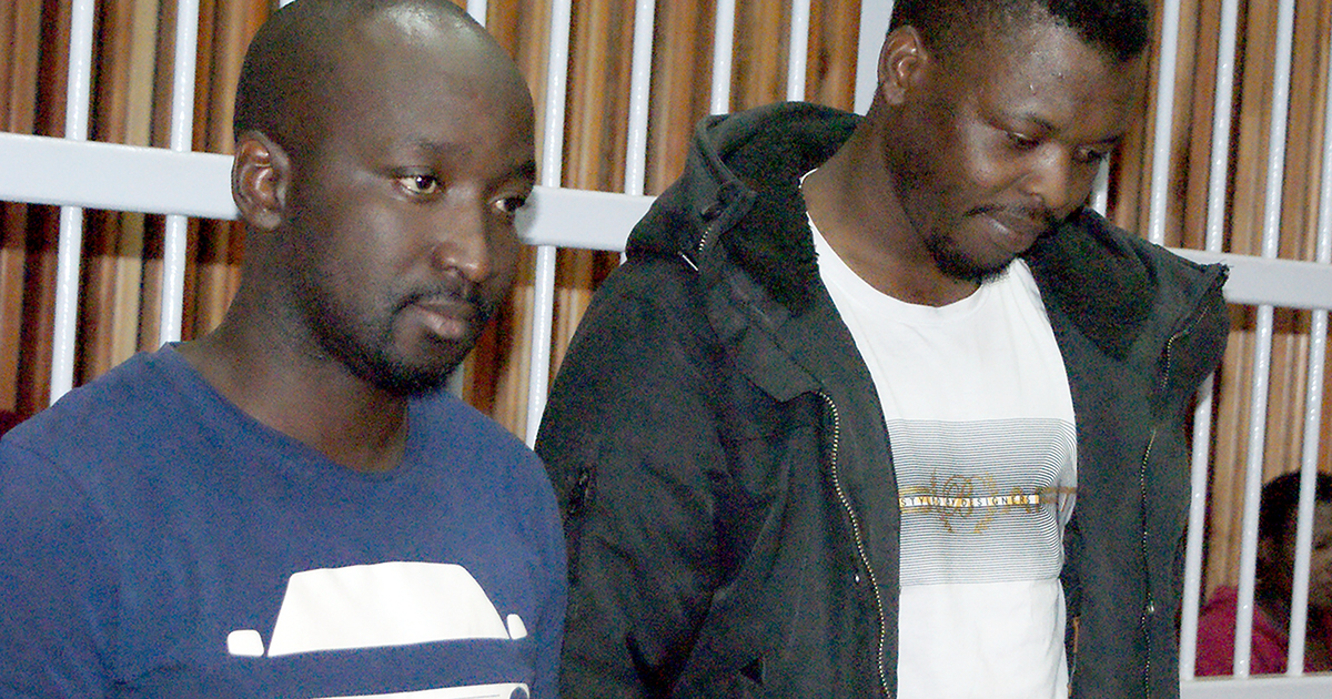 Alleged armed robbers appear in court