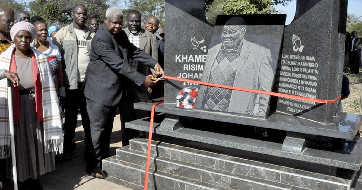 Special tribute to late community leader Johannes Khambane