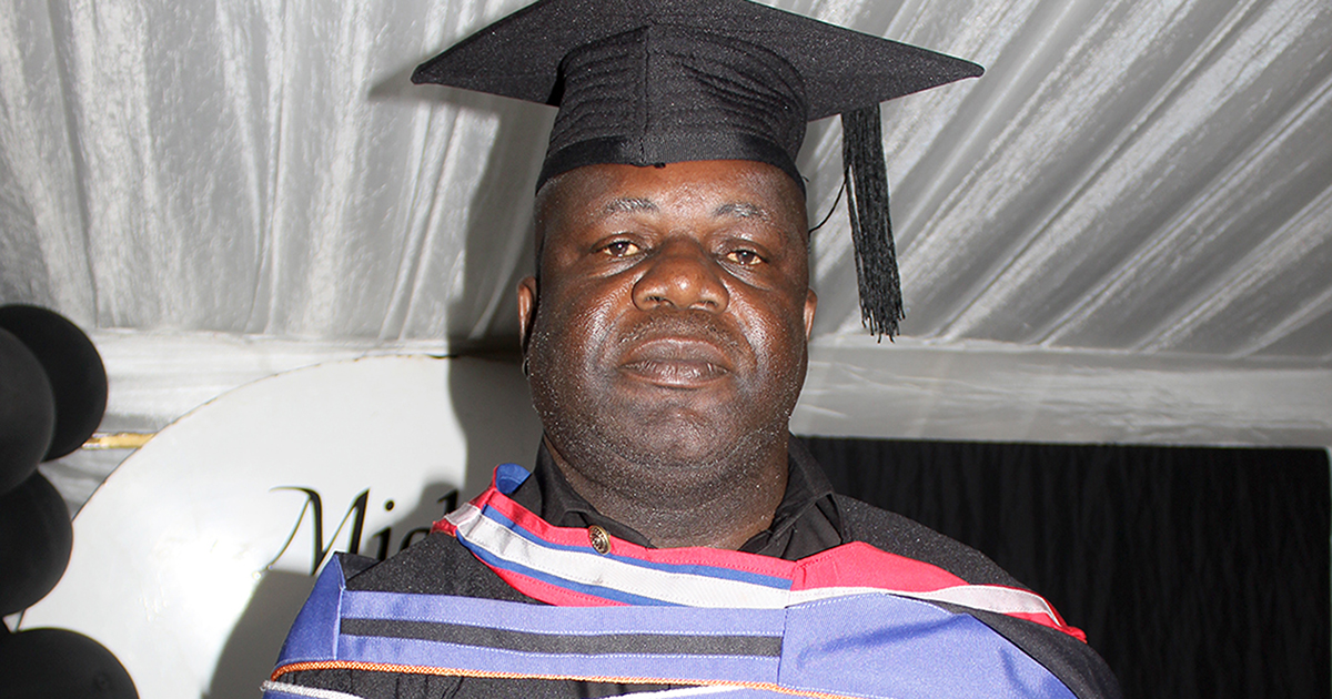 Ramagoma (48) finishes another degree, but aims to inspire others