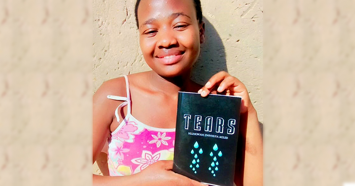 Young author writes to escape