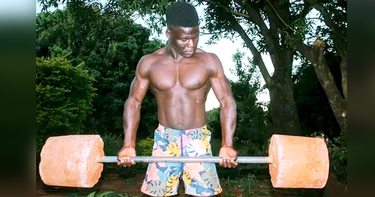 Young bodybuilder a champion in the making