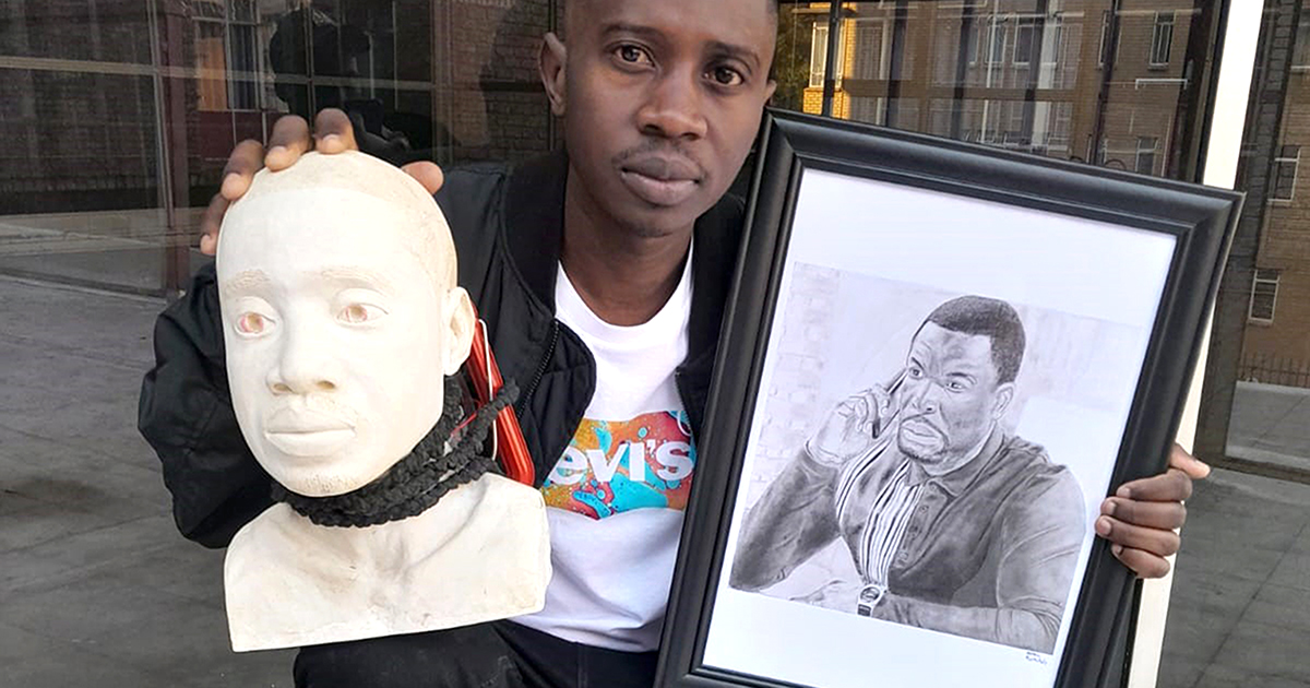 Masindi's artwork creates a abuzz