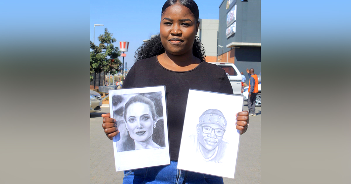 Masana finds solace in her artwork