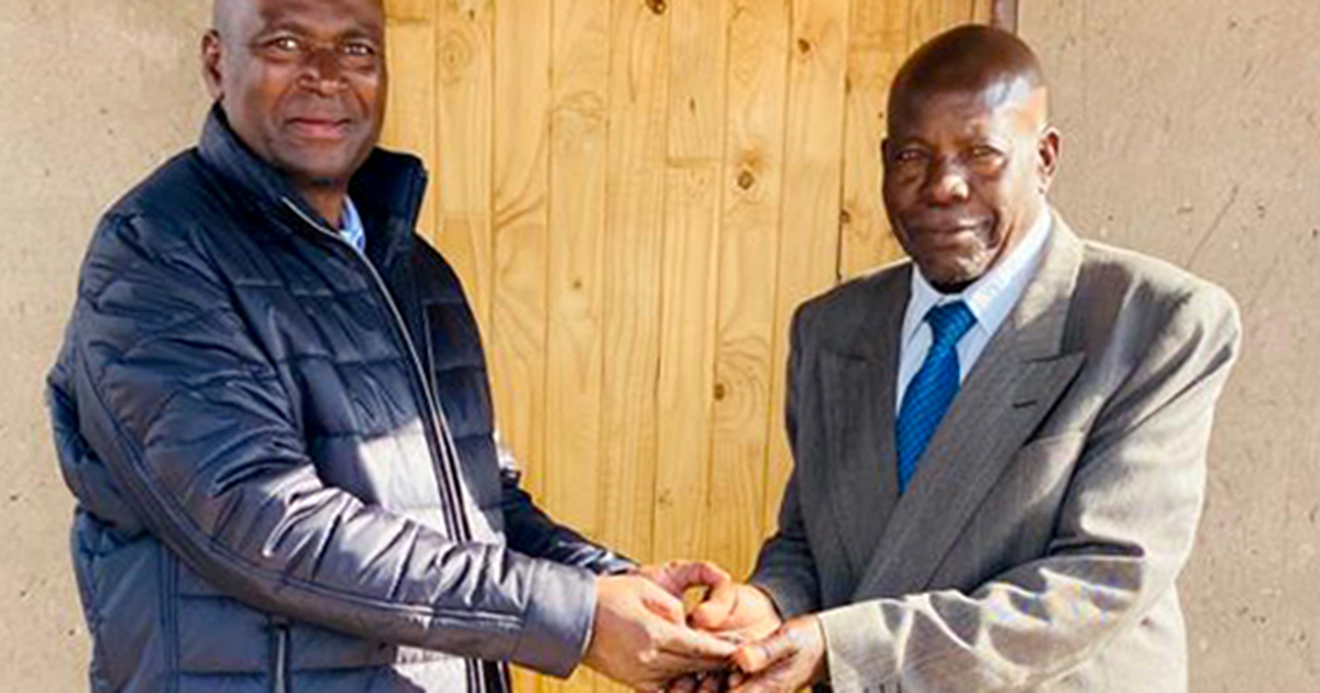Struggling pensioner receives new house