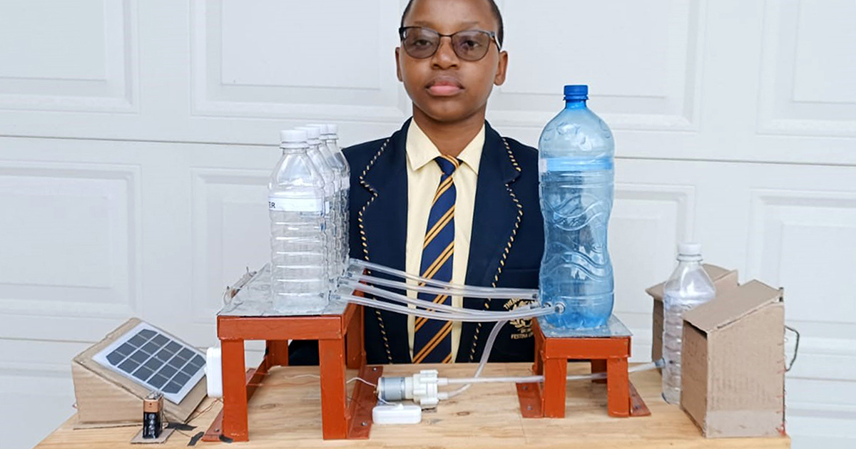 Uatshila's project may assist rural school with water challenges