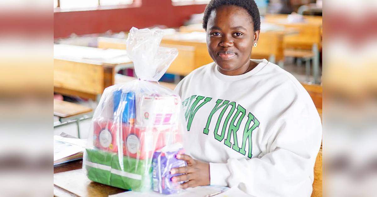 Masindi believes a little dignity can make a huge massive difference