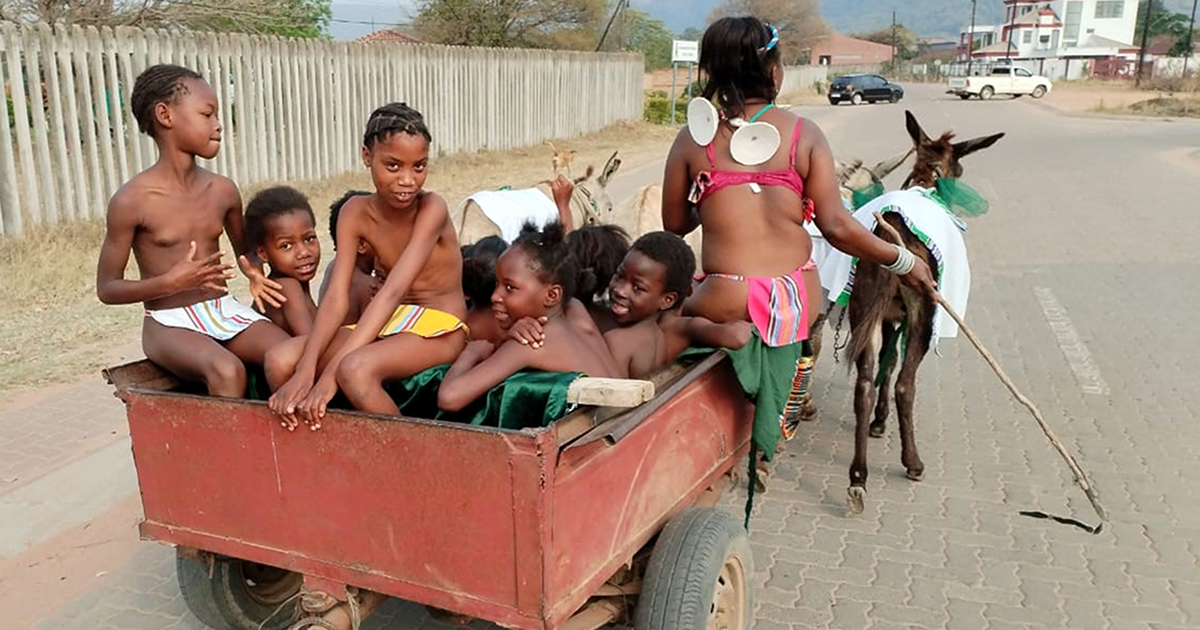 Thendo turns a drive on her donkey cart into heritage experience