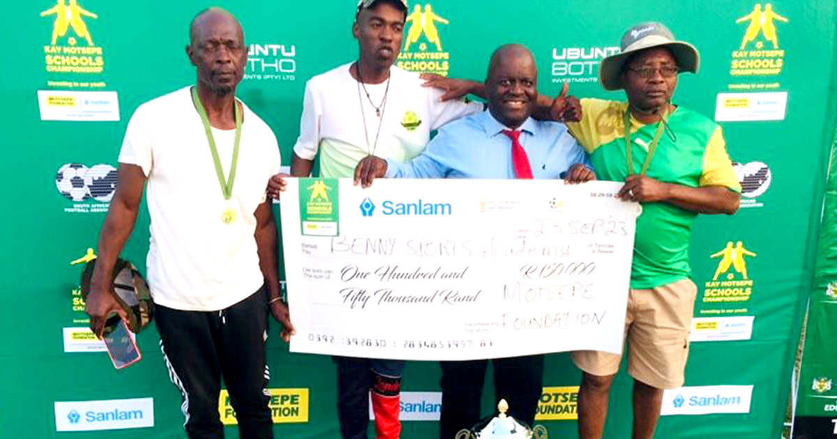 Benny's Care again crowned as provincial Kay Motsepe champs