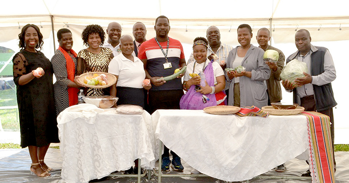 'Feel good with (good) food,' says Donald Fraser during Nutrition Day