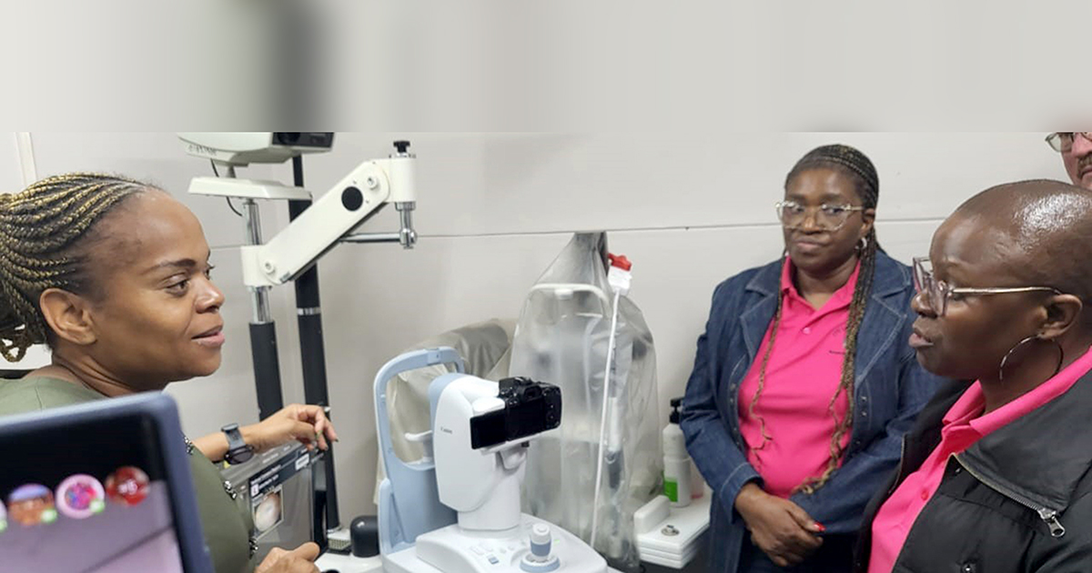 Elim's eye care unit gets high-tech equipment to assist with treatment