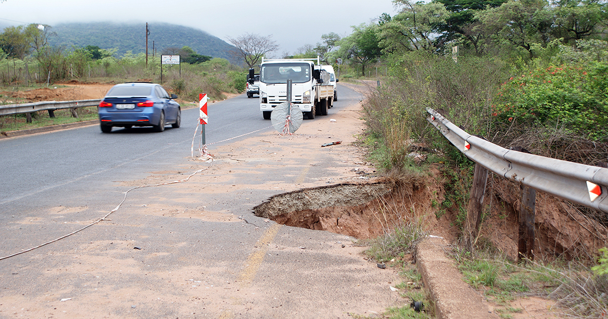 Damaged Mutale Bridge a death trap