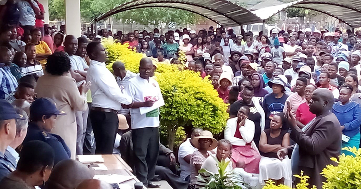 Vyeboom residents upset with the police's inability to make arrests