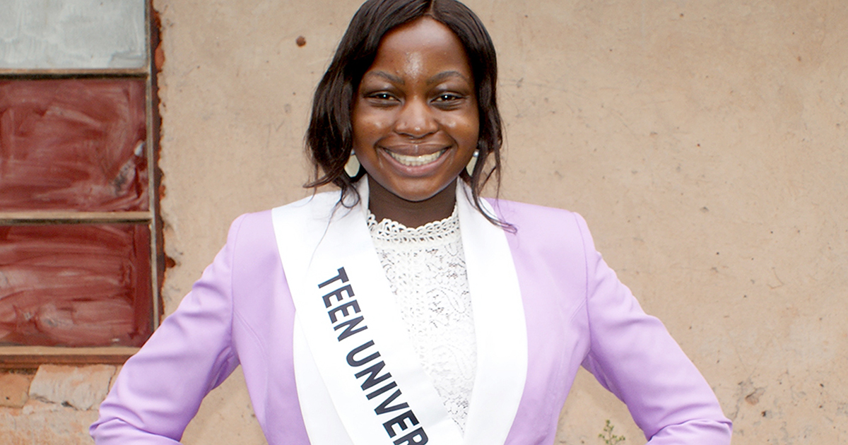 No sugar daddy for this young beauty queen