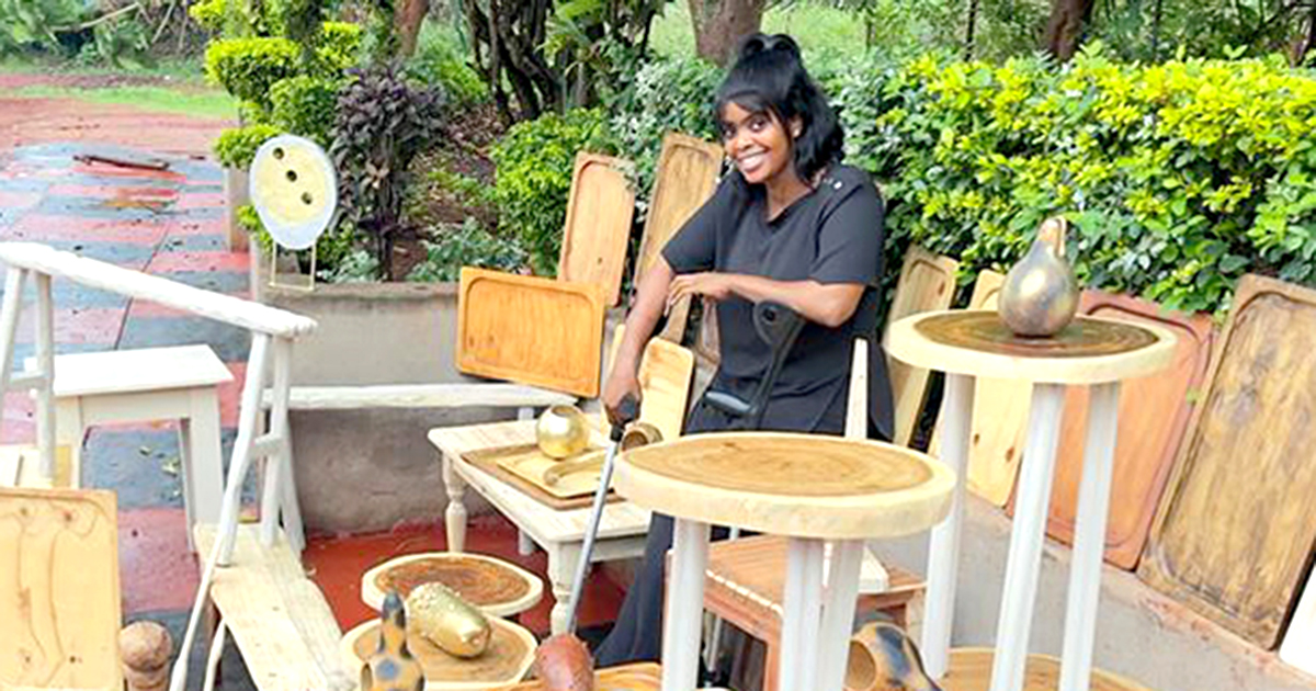 Mathilda now finds her fulfilment in making wood furniture