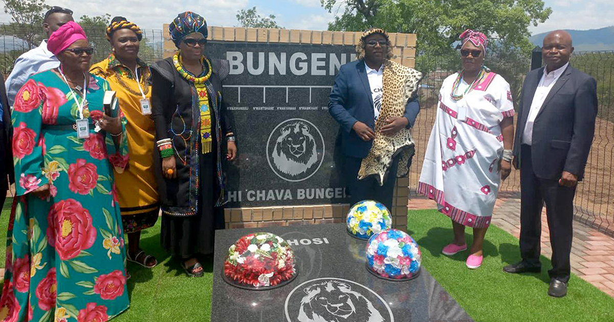Special tribute to late Chief Bungeni