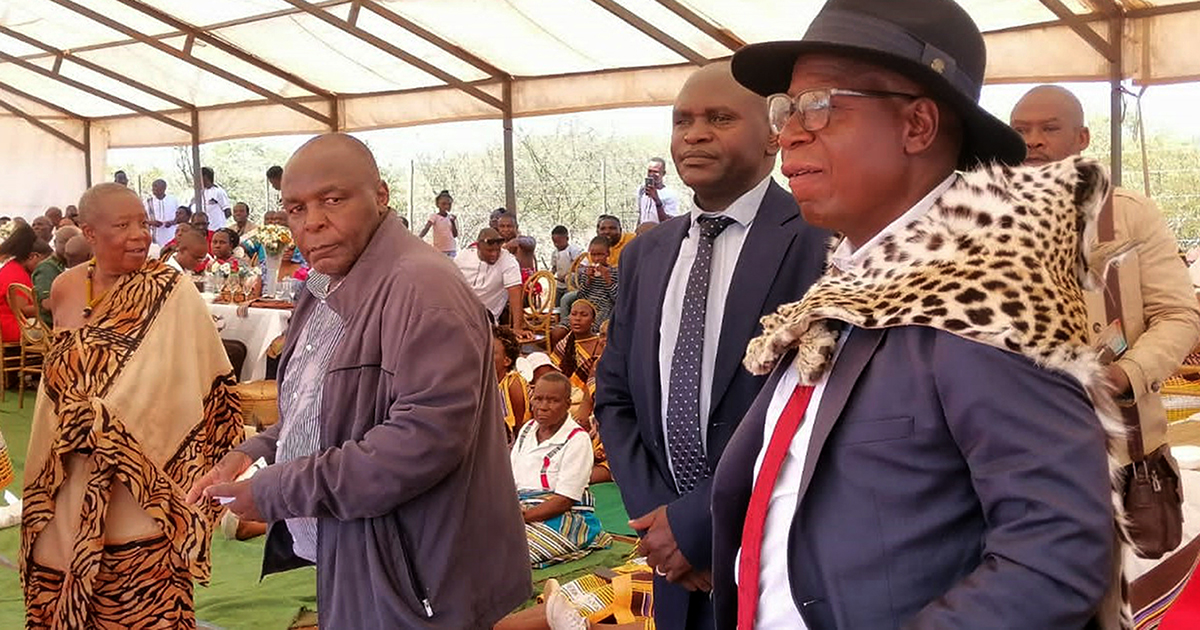 Newly installed traditional leader pledges sustainable development