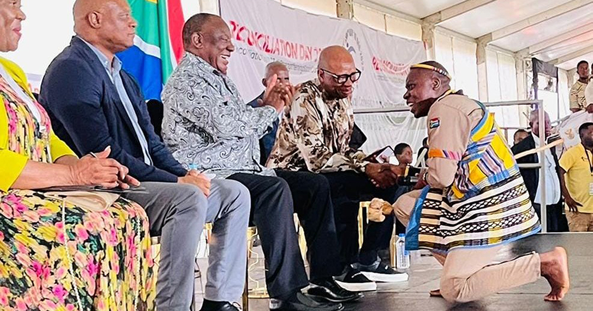 Vendaboy Poet ends year on a high by meeting President Ramaphosa