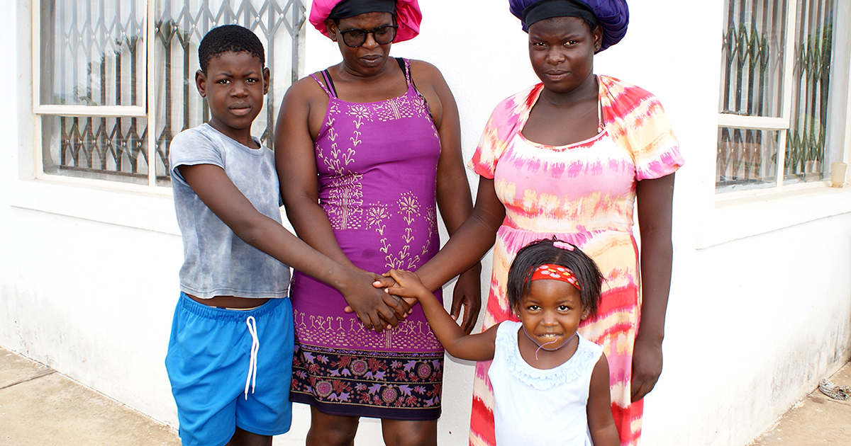 Tears of joy when 'lost' daughter returns home