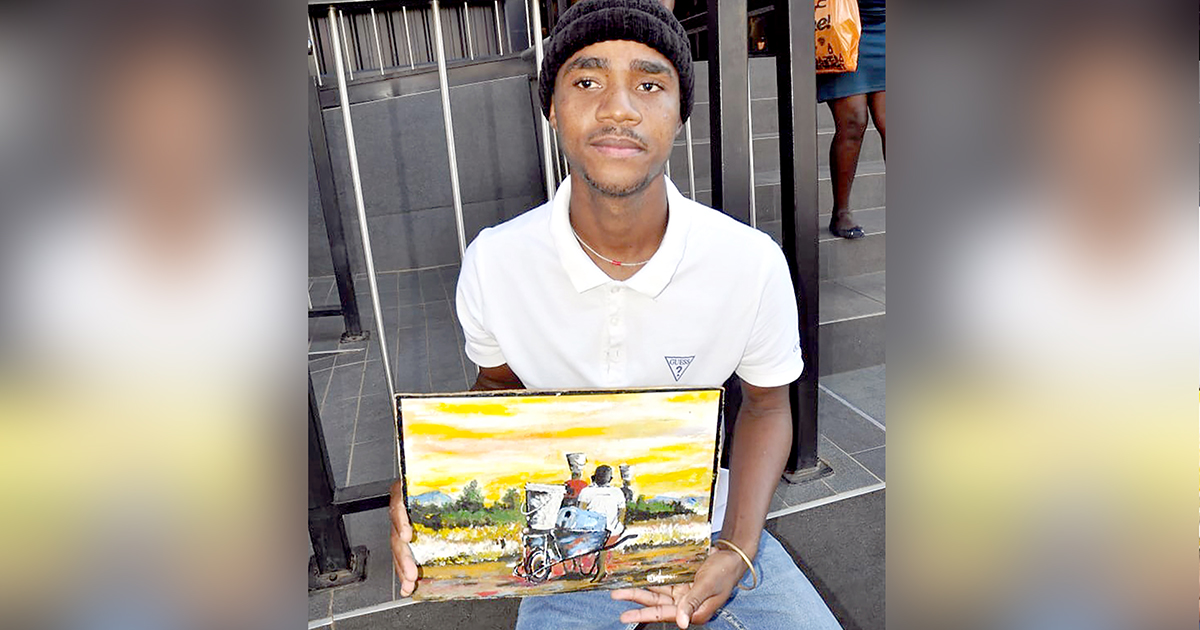 Adivhaho reflects community's struggles through art
